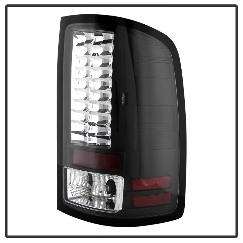 SPYDER 5014948 - Spyder GMC Sierra 07-13 (Not fit 3500 Dually 4 Rear Wheels)LED Tail Lights Black ALT-YD-GS07-LED-BK