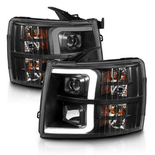 Load image into Gallery viewer, ANZO 111480 -  FITS: 07-13 Chevrolet Silverado 3500 Projector Headlights Black Amber