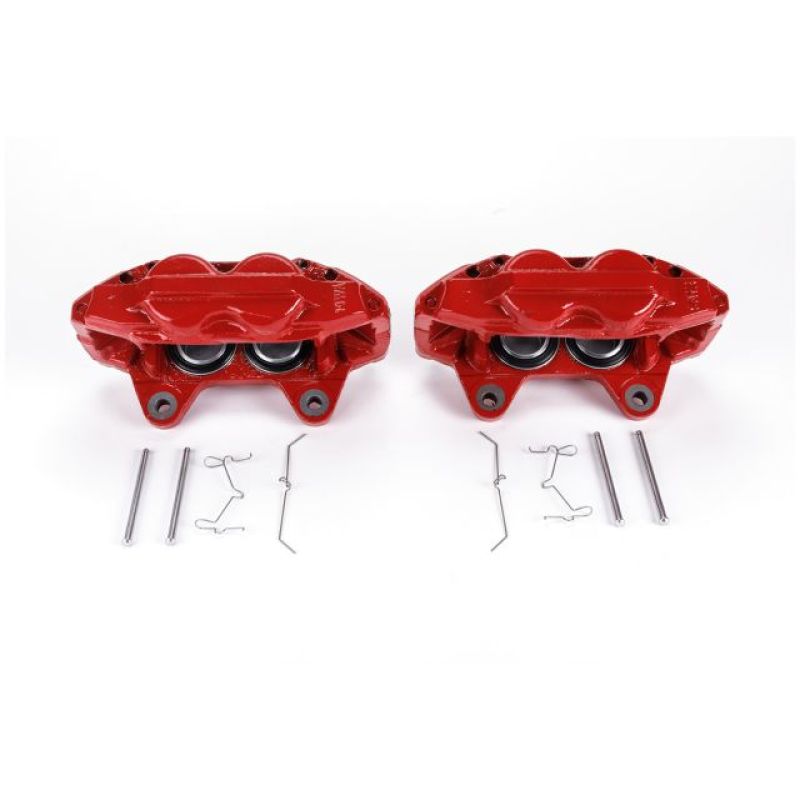 Power Stop 10-15 Lexus GX460 Front Red Calipers w/o Brackets - Pair - free shipping - Fastmodz