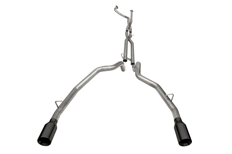 CORSA Performance 21190BPC FITS Corsa 21-22 Dodge Ram TRX Crew Cab Baja Catback Exhaust Dual Rear Black Tip