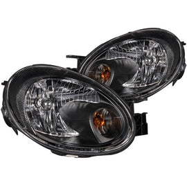 ANZO - [product_sku] - ANZO 2003-2005 Dodge Neon Crystal Headlights Black - Fastmodz