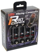 Load image into Gallery viewer, Project Kics WRI14KA - 14X1.50 Black Lock w/ Capless Lug Nuts 16+4