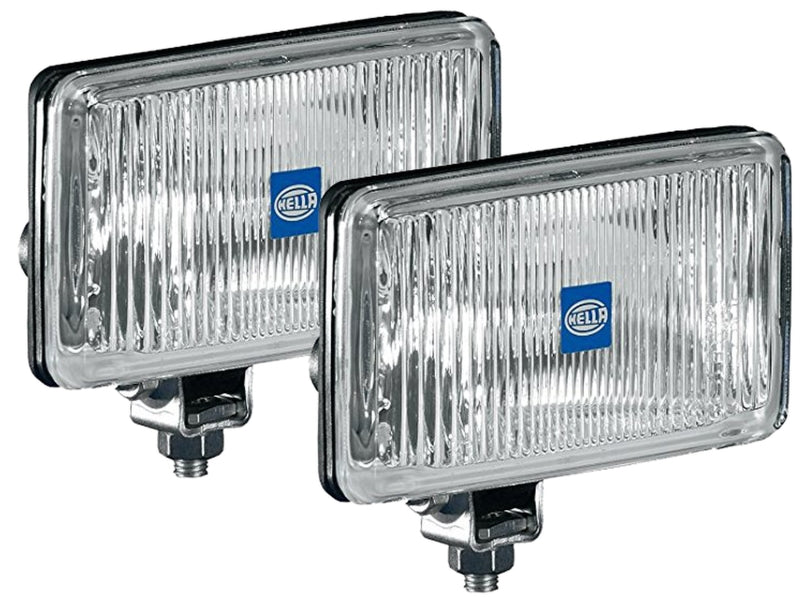 Hella 5860601 FITS 450 H3 12V SAE/ECE Fog Lamp Kit ClearRectangle (Includes 2 Lamps)