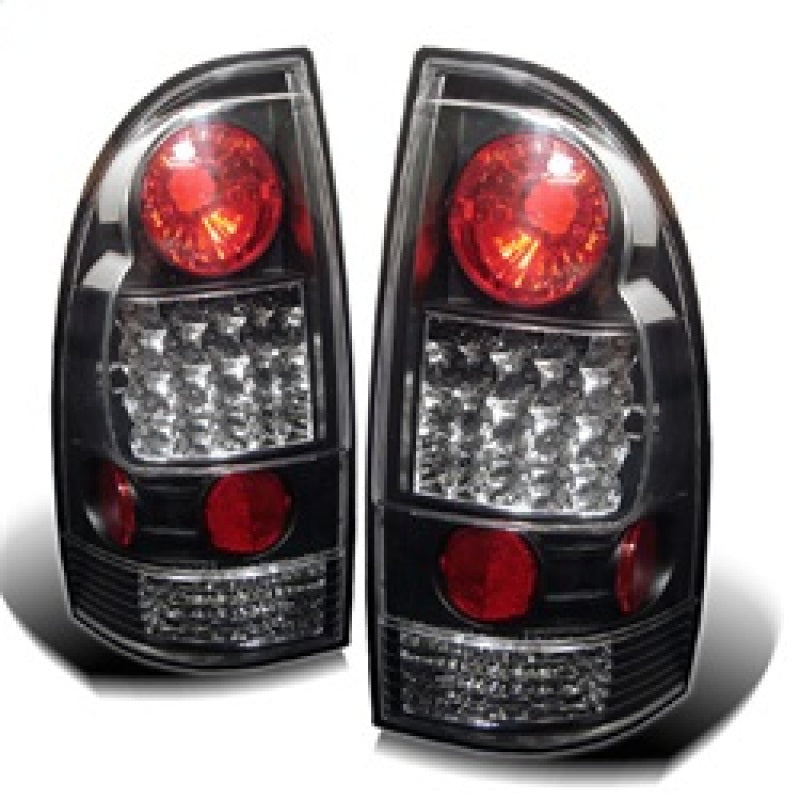 SPYDER 5007919 - Spyder Toyota Tacoma 05-15 LED Tail Lights Black ALT-YD-TT05-LED-BK