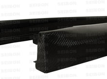 Load image into Gallery viewer, Seibon SS0809MITEVOX-OE FITS 08-09 Mitsubishi Evo X OEM-style Carbon Fiber Side Skirts