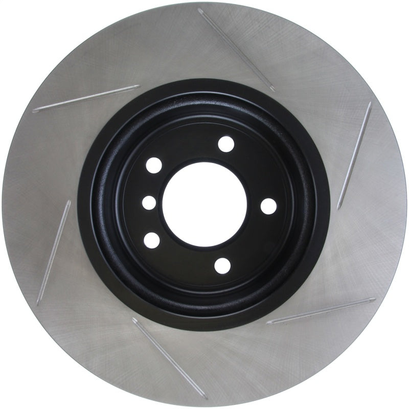 Stoptech 126.34104SL - StopTech Power Slot 08-09 BMW 135i Coupe Front Left Slotted Rotor