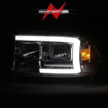 Load image into Gallery viewer, ANZO 111592 FITS 97-04 Dodge Dakota/Durango Crystal headlight Set w/ Light Bar Chrome Housing
