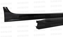 Load image into Gallery viewer, Seibon SS0809MITEVOX-OE FITS 08-09 Mitsubishi Evo X OEM-style Carbon Fiber Side Skirts