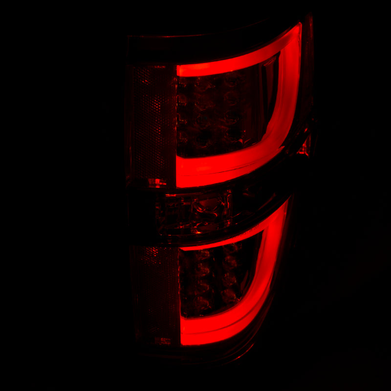 ANZO - [product_sku] - ANZO 2009-2013 Ford F-150 LED Taillights Red/Clear - Fastmodz