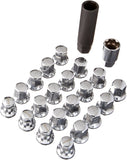 Rays W1712125C - M12x1.25 5 holes 16pcs nut, 4pcs Lock nut, 1 adapter & 1 lock nut key Chrome