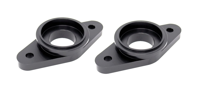 Torque Solution TS-GTR-TIAL-BK - Billet Stock to Tial Blowoff Valve Adapter (Black): Nissan GTR R35 ALL