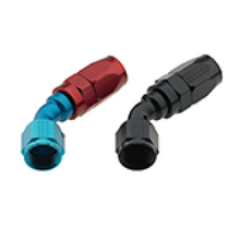 Load image into Gallery viewer, Fragola 224506-BL - -6AN x 45 Degree Pro-Flow Hose End Black