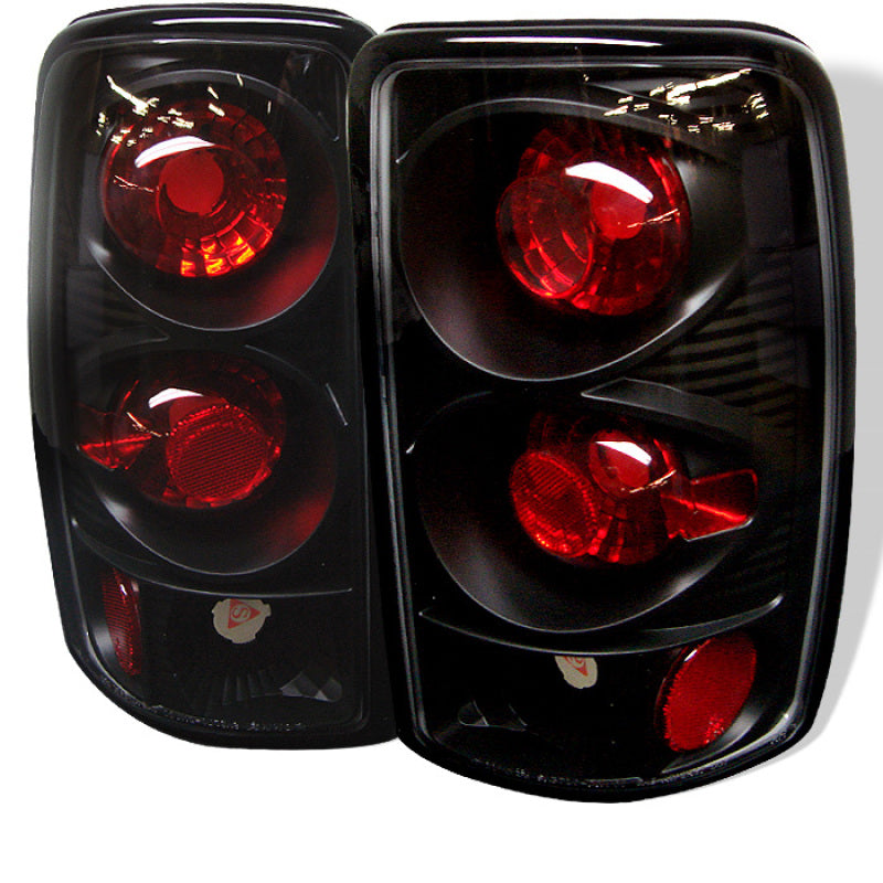 SPYDER 5001498 - Spyder Chevy Suburban/Tahoe 1500/2500 00-06 Euro Style Tail Lights Black ALT-YD-CD00-BK