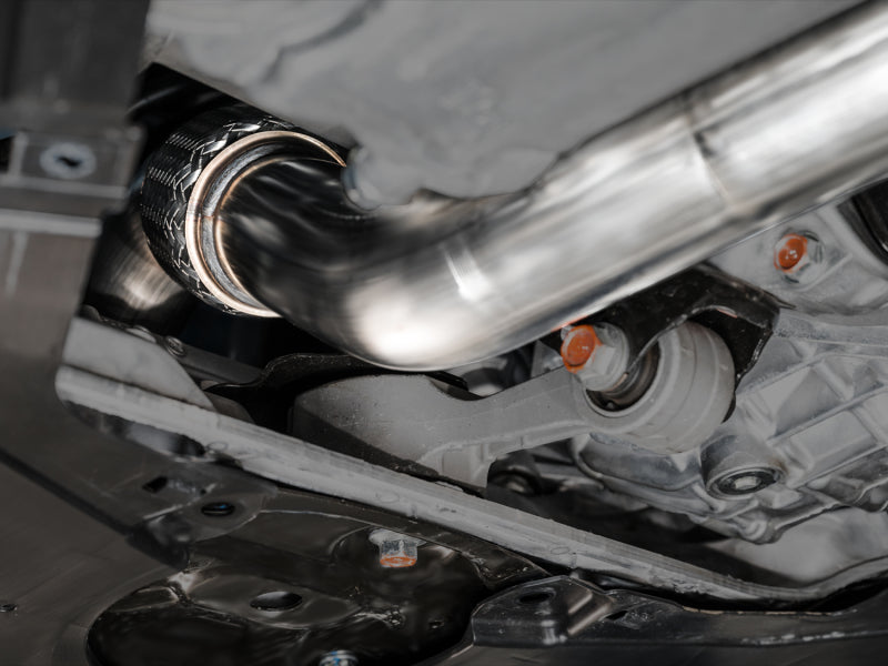 AWE Tuning 3020-52287 FITS 2023 Honda Civic Type R FL5 Track Edition Exhaust w/ Triple Chrome Silver Tips