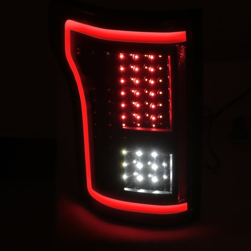 ANZO - [product_sku] - ANZO 2015-2017 Ford F-150 LED Taillights Black - Fastmodz