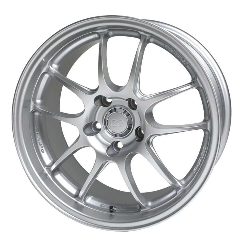 Enkei 460-770-6548SP - PF01 17x7 5x114.3 48mm offset 75mm Bore Dia Silver Wheel