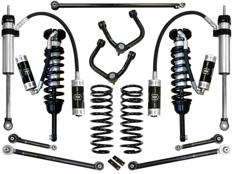 ICON K53066T - 2010+ Toyota FJ/4Runner 0-3.5in Stage 6 Suspension System w/Tubular Uca
