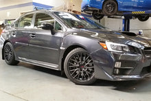 Load image into Gallery viewer, Rally Armor MF32-UR-WH/RD FITS: 15-21 Subaru WRX/STI (Sedan ONLY) White UR Mud Flap w/ Red Logo