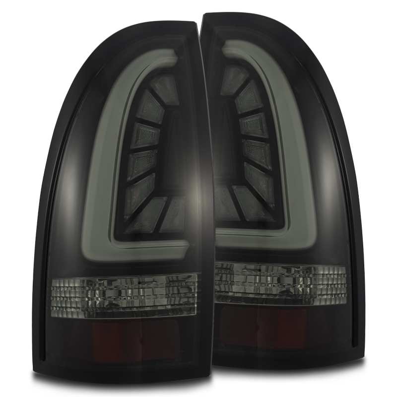 AlphaRex 680030 - 05-15 Toyota Tacoma PRO-Series LED Tail Lights Jet Black