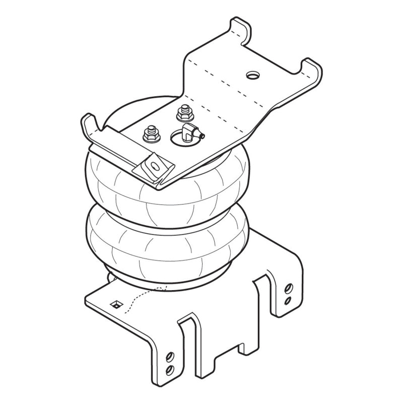 Firestone 2355 - Ride-Rite Air Helper Spring Kit Rear 04-15 Nissan Titan 2WD/4WD (W21760)