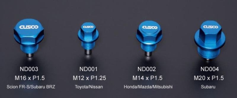 Cusco 00B 001 ND02 - Neodymium Magnetic Drain BoltHonda/Mazda/Mitsubishi/Suzuki