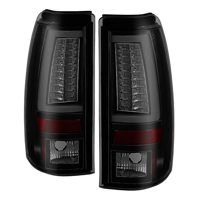 SPYDER 5083272 - Spyder 03-06 Chevy Silverado (Does Not Fit Stepside) Version 2 LED Tail LightsBlack Smoke