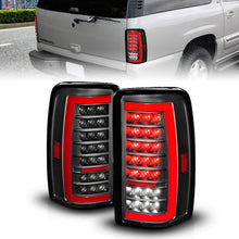 Load image into Gallery viewer, ANZO 311448 FITS 00-06 Chevrolet Tahoe / GMC Yukon Full LED Taillights w/ Lightbar Black Housing/Clear Lens