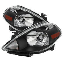 Load image into Gallery viewer, SPYDER 9023613 - Xtune Nissan Versa 07-12 Crystal Headlights Black HD-JH-NV07-AM-BK