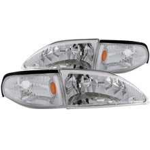 Load image into Gallery viewer, ANZO 121262 -  FITS: 1994-1998 Ford Mustang Crystal Headlights Chrome