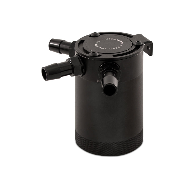 Mishimoto MMBCC-CBTHR-BK - Compact Baffled Oil Catch Can3-Port