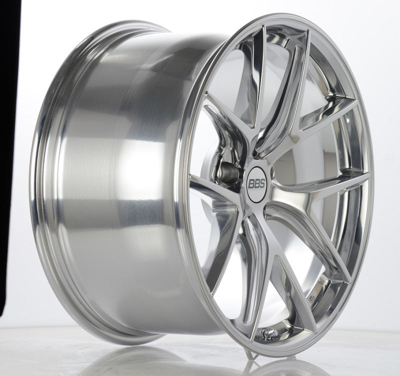 BBS CI0801CP - CI-R 20x11.5 5x120 ET52 Ceramic Polished Rim Protector Wheel -82mm PFS/Clip Required