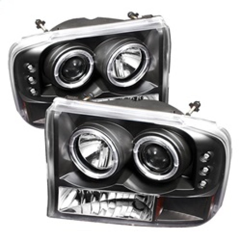 SPYDER 5010339 FITS 5010339 - Spyder Ford F250 Super Duty 99-04 Projector Version 2 LED Halo LED Blk PRO-YD-FF25099-1P-G2-BK