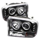 SPYDER 5010339 FITS 5010339 - Spyder Ford F250 Super Duty 99-04 Projector Version 2 LED Halo LED Blk PRO-YD-FF25099-1P-G2-BK