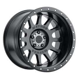Method Wheels MR60521050524N - Method MR605 NV 20x10 -24mm Offset 5x5 71.5mm CB Matte Black Wheel