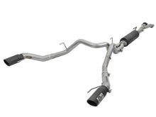 Load image into Gallery viewer, aFe MACH Force-Xp 3in to 3-1/2in 304 SS Cat-Back Exhaust w/Black Tip 17-18 Ford F-150 Raptor V6 3.5L