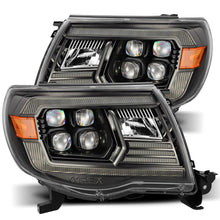 Load image into Gallery viewer, AlphaRex 880744 - 05-11 Toyota Tacoma NOVA LED Projector Headlights Plank Style Black w/Activation Light/DRL