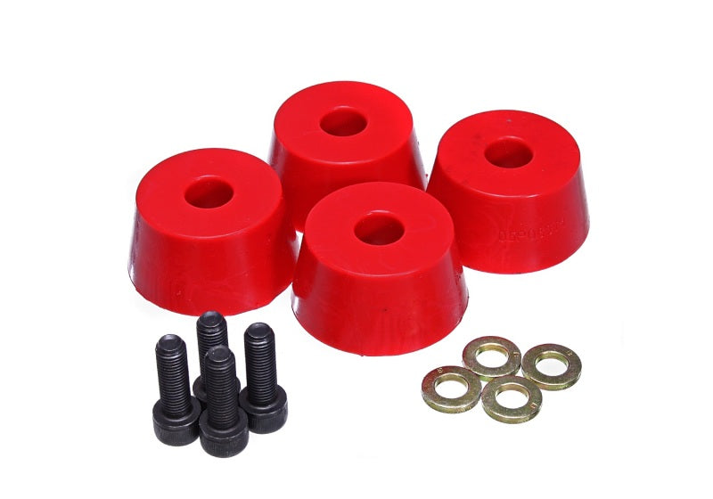 Energy Suspension 8.9103R - 96-02 Toyota 4Runner Front Hyper Flex Red Bump Stop Set