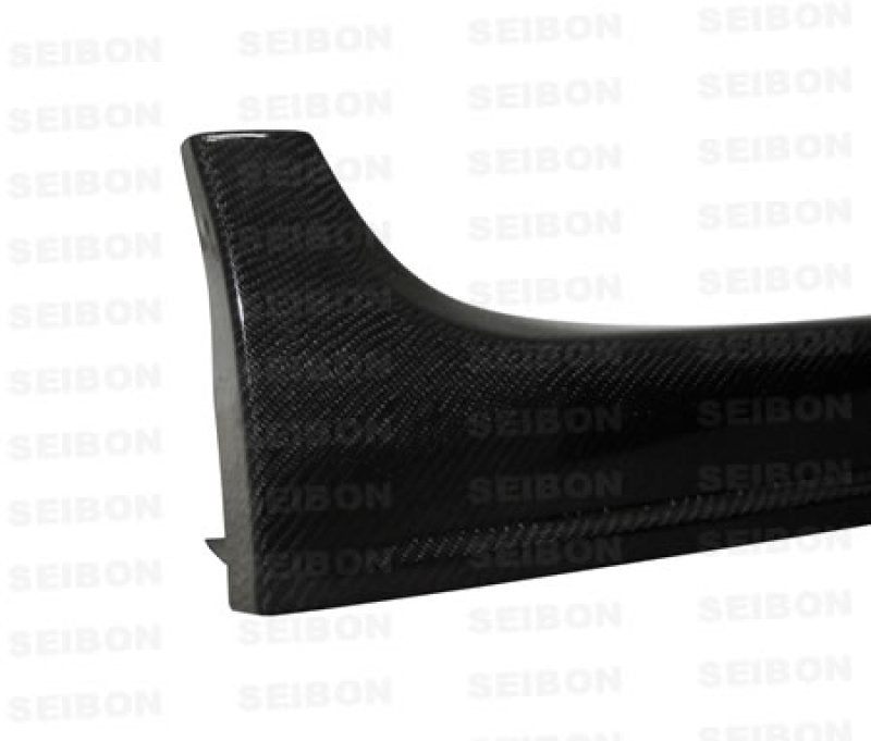 Seibon SS0809MITEVOX-OE FITS 08-09 Mitsubishi Evo X OEM-style Carbon Fiber Side Skirts