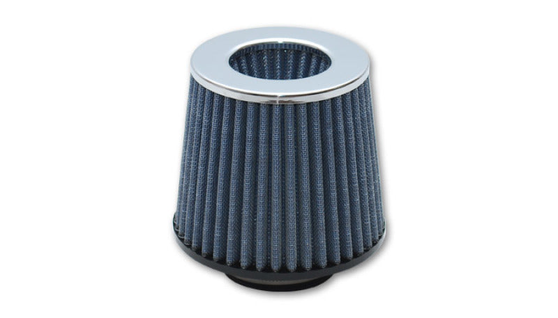 Vibrant 1923C FITS Open Funnel Perf Air Filter (5in Cone O.D. x 5in Tall x 2.75in inlet I.D.) Chrome Filter Cap