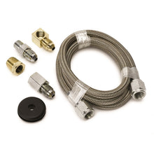 Load image into Gallery viewer, AutoMeter 3227 FITS Autometer #4 Braided SS Line (-4AN) 3ft 1/8in NPT Fittings