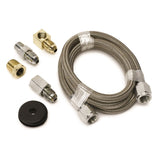 AutoMeter 3227 FITS Autometer #4 Braided SS Line (-4AN) 3ft 1/8in NPT Fittings