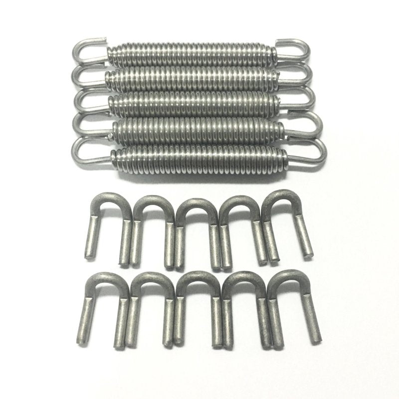 Ticon 108-00215-1101 - Industries Black Silicone Titanium Spring Tab and Spring Kit (10 Tabs/5 Springs)5 Pack
