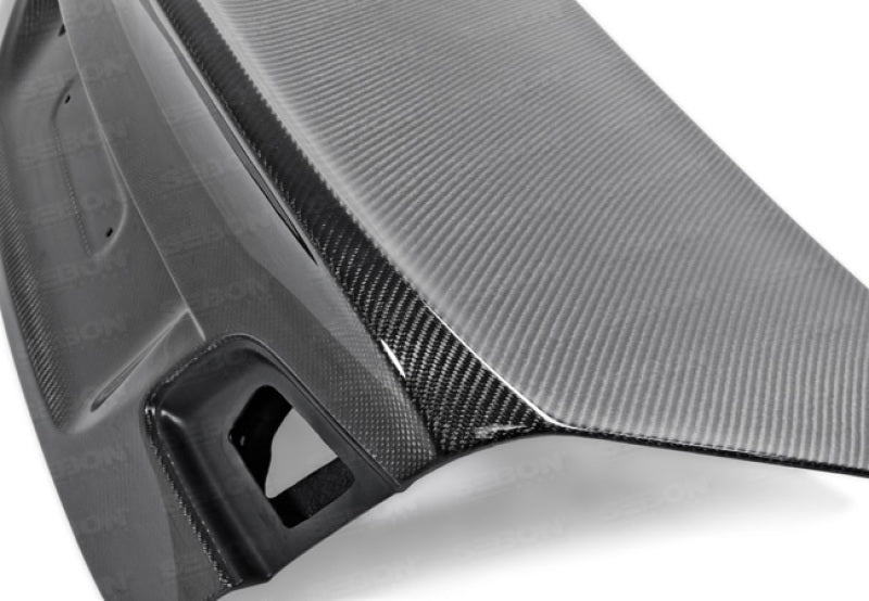 Seibon TL0708BMWE922D-C FITS 07-13 BMW E92 2DR CSL Style Carbon Fiber Trunk/Hatch