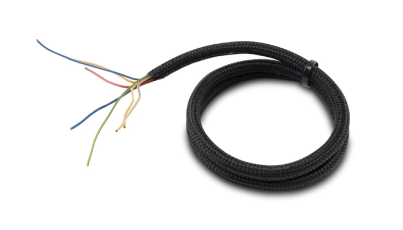 Vibrant 25801 FITS 1/2in O.D. Flexible Split Sleeving (10 foot length) Black