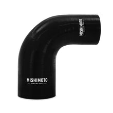 Load image into Gallery viewer, Mishimoto MMCP-R90-3035BK - Silicone Reducer Coupler 90 Degree 3in to 3.5inBlack