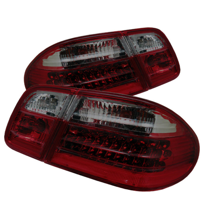 SPYDER 5020659 - Xtune Mercedes Benz W210 E-Class 96-02 LED Tail Lights Red Smoke ALT-CL-MBW210-LED-RSM