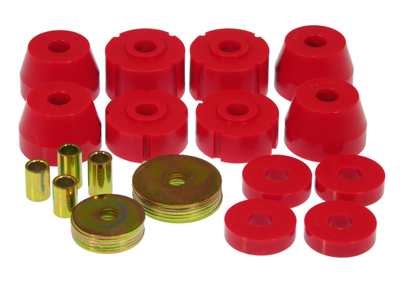 Prothane 4-102 - 72-85 Dodge Truck Body Mounts Red