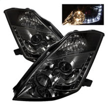 Load image into Gallery viewer, SPYDER 5064752 - Spyder Nissan 350Z 03-05 Projector Headlights Halogen Model OnlyDRL Smoke PRO-YD-N350Z02-DRL-SM