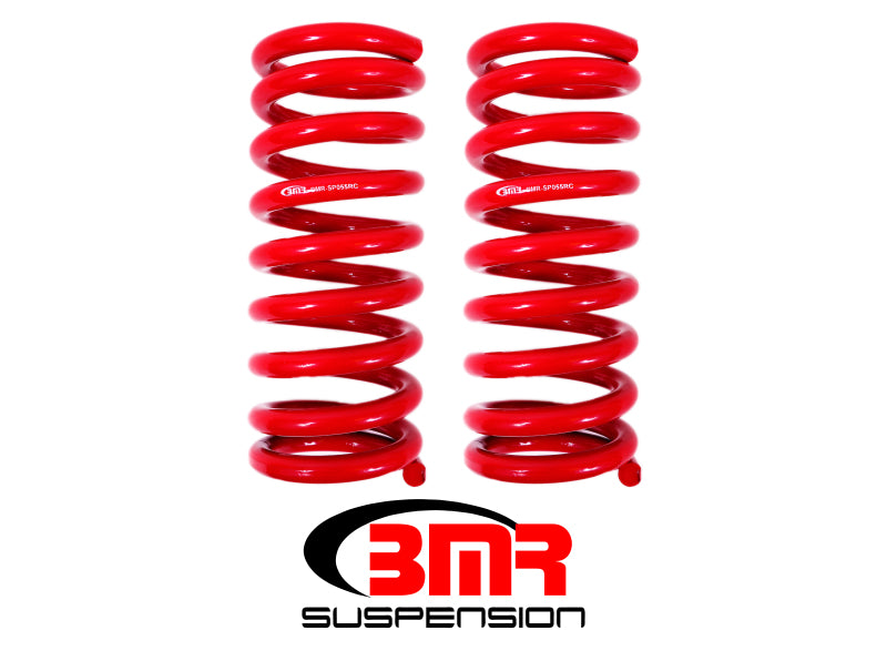 BMR Suspension SP055R - BMR 67-69 1st Gen F-Body Small Block Front Lowering Springs Red