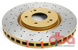 DBA 4418XS - 03-05 Evo 8/9 Front Drilled & Slotted 4000 Series Rotor